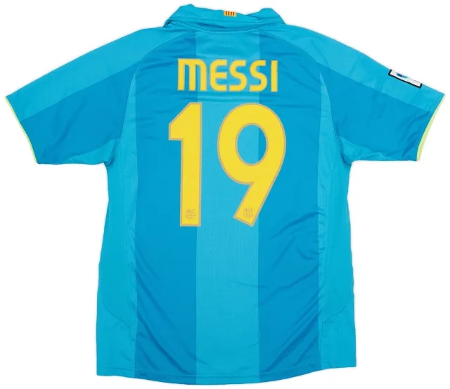 Nike 2007-09 Barcelona Away Shirt Messi #19 - 6/10 - (M)