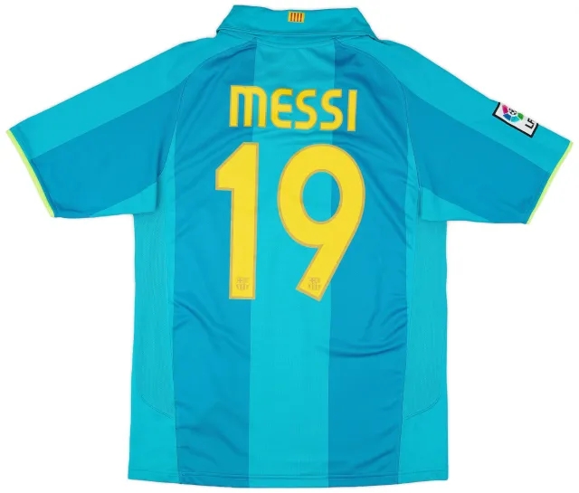 Nike 2007-09 Barcelona Away Shirt Messi #19 - 9/10 - (S)
