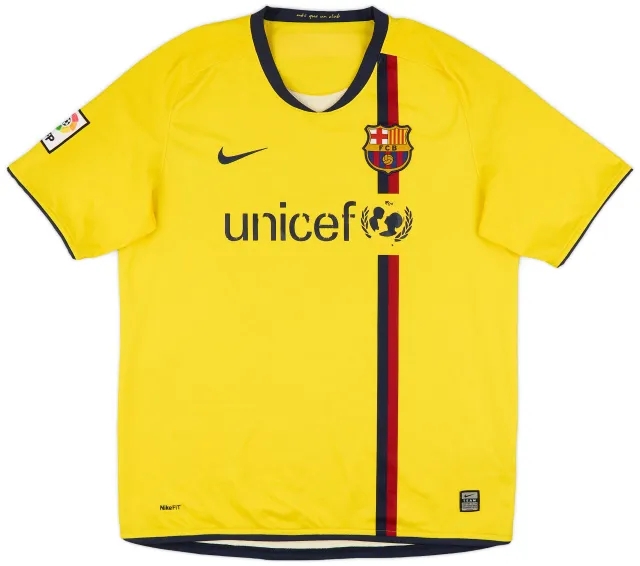 Nike 2008-10 Barcelona Away Shirt - 4/10 - (L)