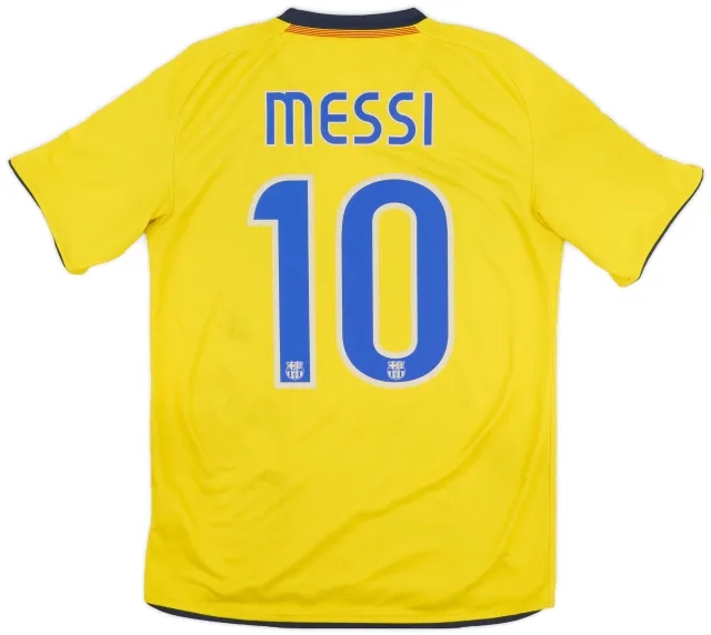 Nike 2008-10 Barcelona Away Shirt Messi #10 - 5/10 - (S)