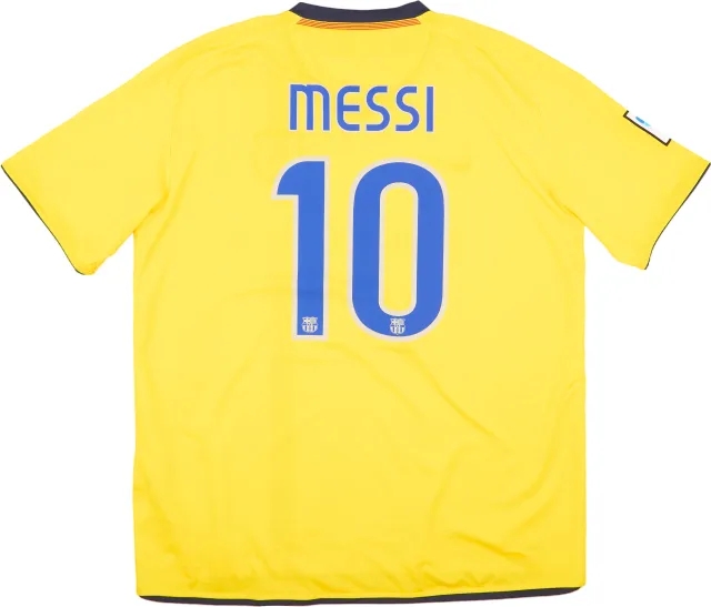 Nike 2008-10 Barcelona Away Shirt Messi #10 - 9/10 - (XL)