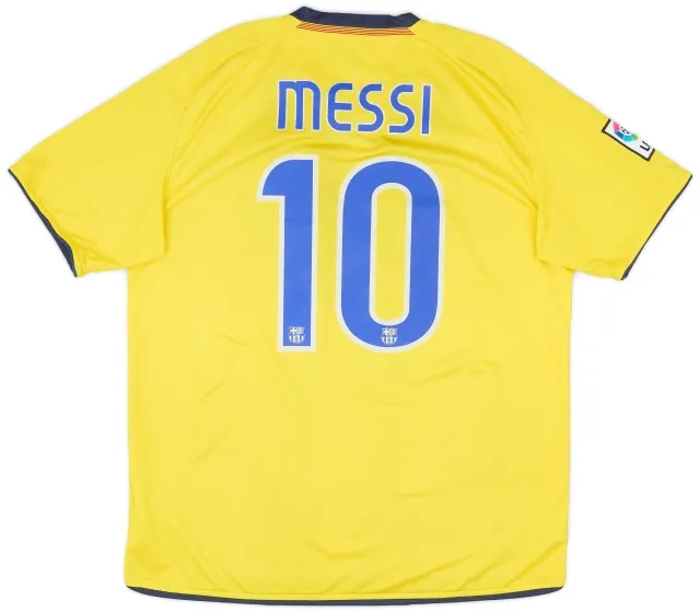 Nike 2008-10 Barcelona Away Shirt Messi #10 - 6/10 - (L)