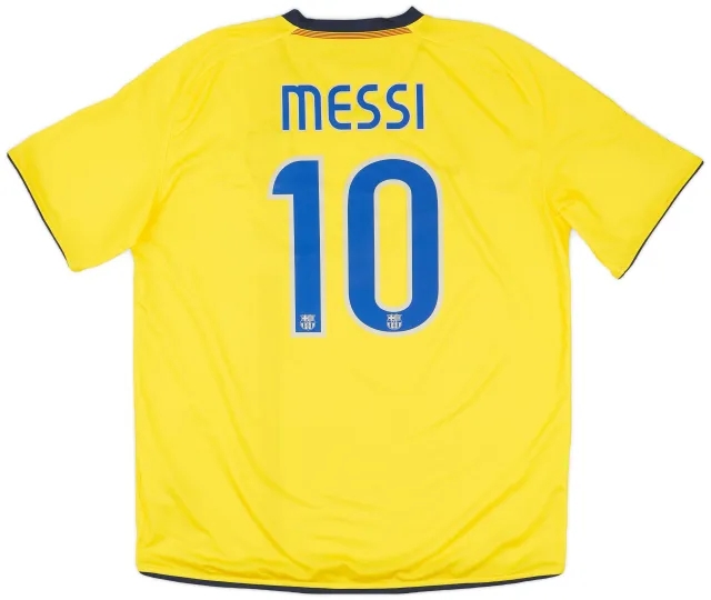 Nike 2008-10 Barcelona Away Shirt Messi #10 - 7/10 - (XL)