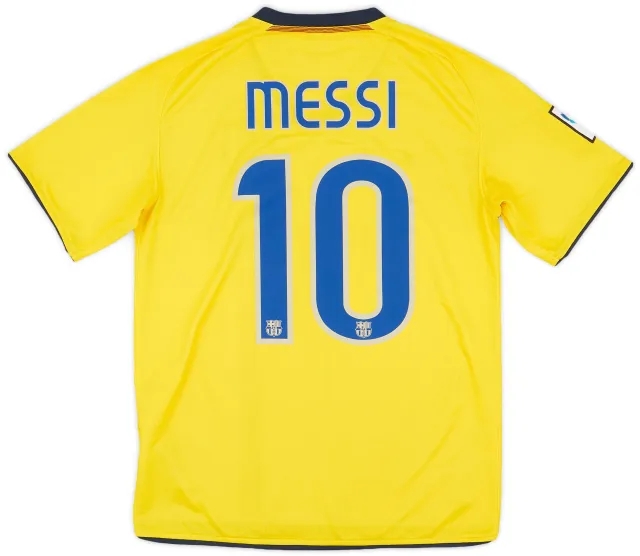 Nike 2008-10 Barcelona Away Shirt Messi #10 - 9/10 - (S)