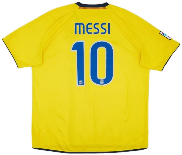 Nike 2008-10 Barcelona Away Shirt Messi #10 - 5/10 - (XXL)