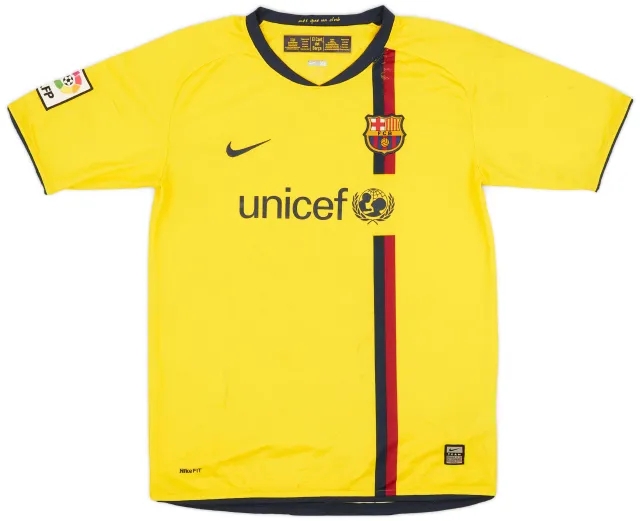 Nike 2008-10 Barcelona Away Shirt - 6/10 - (XL.Boys)