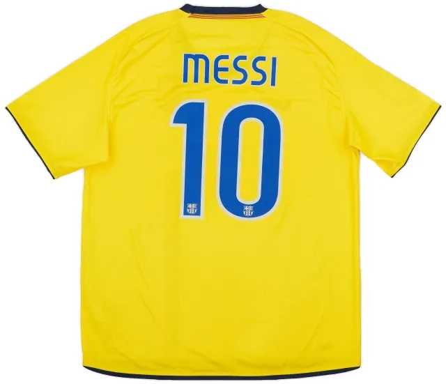 Nike 2008-10 Barcelona Away Shirt Messi #10 - 7/10 - (L)