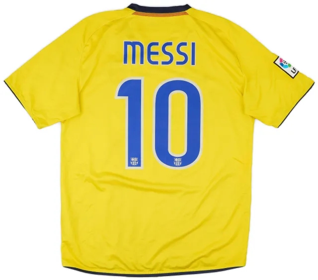 Nike 2008-10 Barcelona Away Shirt Messi #10 - 6/10 - (M)