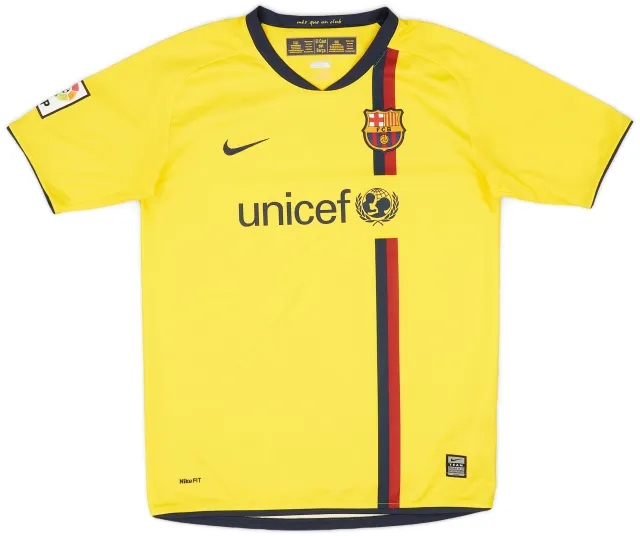 Nike 2008-09 Barcelona Away Shirt - 10/10 - (XL.Boys)