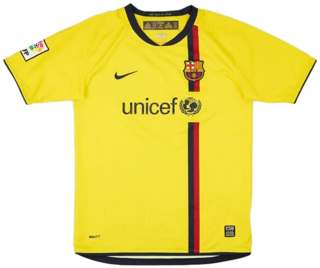 Nike 2008-10 Barcelona Away Shirt - 7/10 - (XL.Boys)