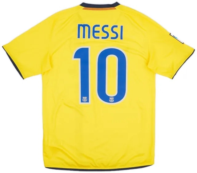 Nike 2008-10 Barcelona Away Shirt Messi #10 - 9/10 - (S)
