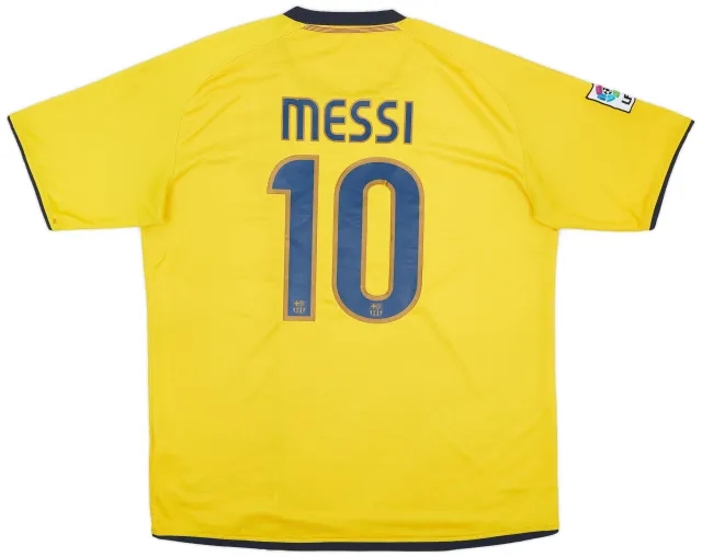 Nike 2008-10 Barcelona Away Shirt Messi #10 - 5/10 - (XL)