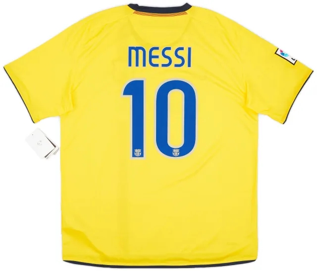 Nike 2008-10 Barcelona Away Shirt Messi #10 (XL)