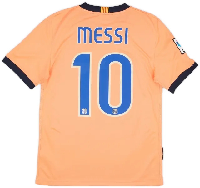 Nike 2009-10 Barcelona Away Shirt Messi #10 - 8/10 - (S)