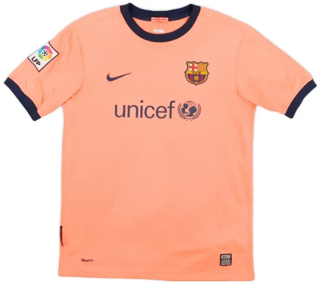 Nike 2009-10 Barcelona Away Shirt - 8/10 - (XL.Boys)