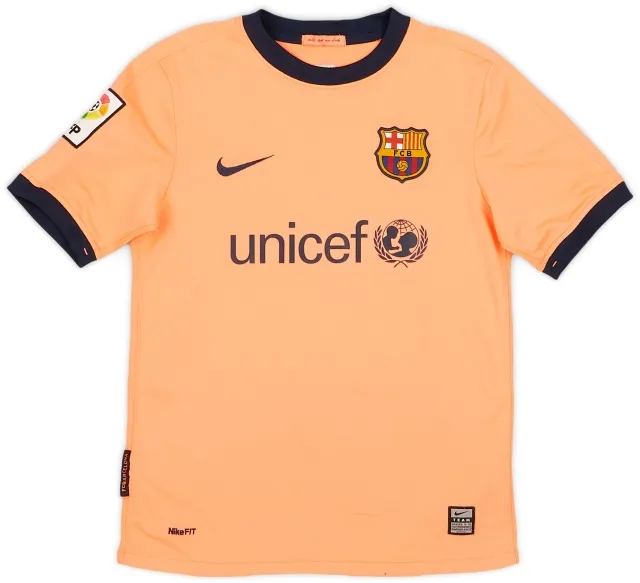 Nike 2009-10 Barcelona Away Shirt - 8/10 - (M.Boys)