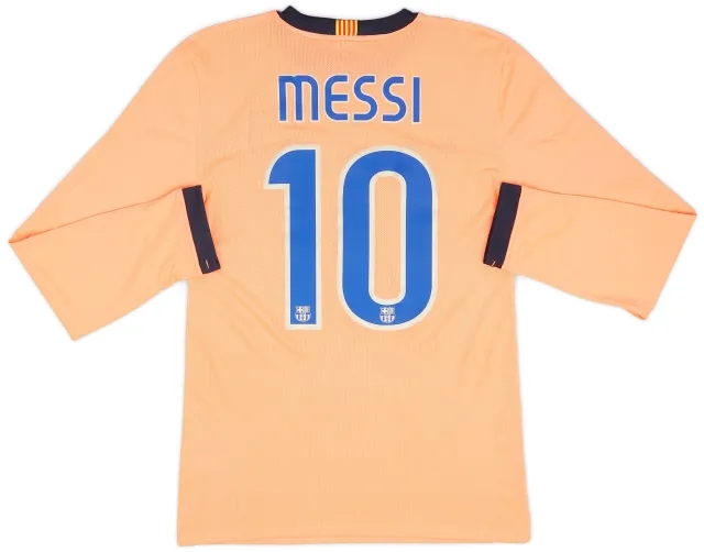 Nike 2009-10 Barcelona Away L/S Shirt Messi #10 (M)