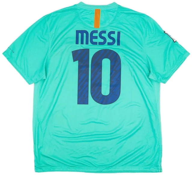 Nike 2010-11 Barcelona Away Shirt Messi #10 - 6/10 - (XL)