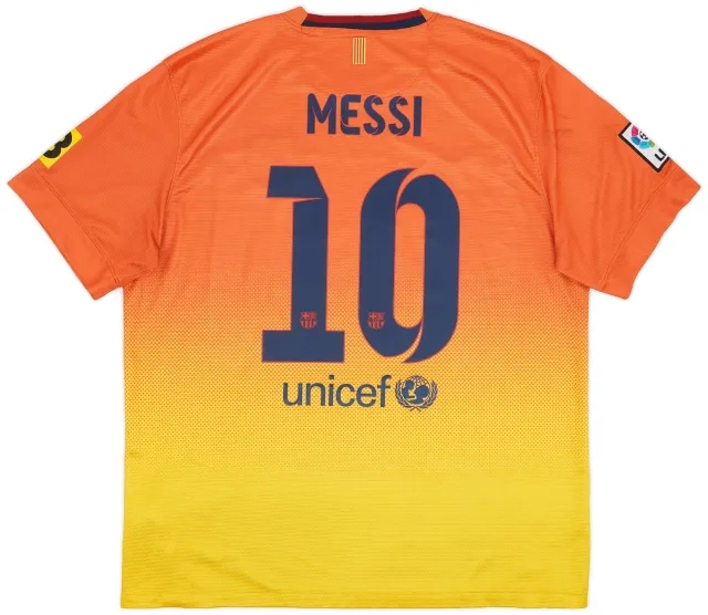 Nike 2012-13 Barcelona Away Shirt Messi #10 - 8/10 - (XL)