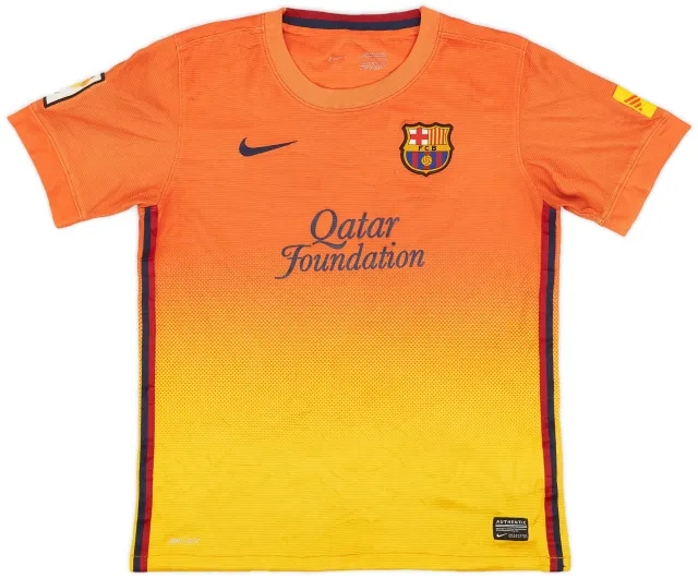Nike 2012-13 Barcelona Away L/S Shirt Messi #10 - 7/10 - (S)