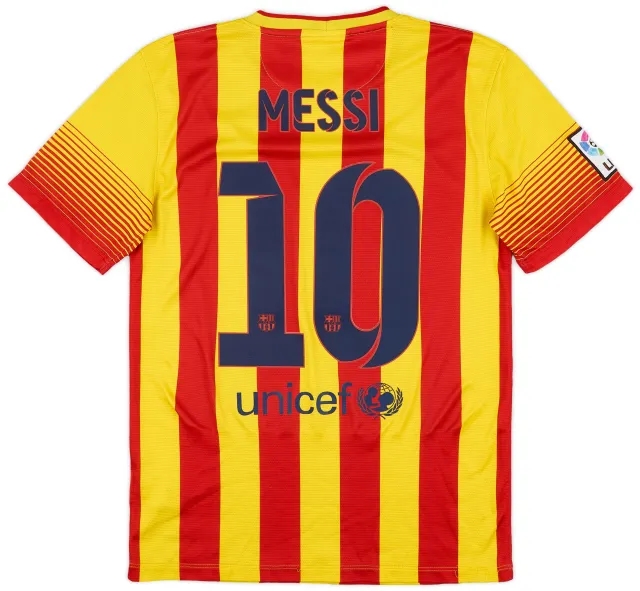 Nike 2013-15 Barcelona Away Shirt Messi #10 - 5/10 - (S)