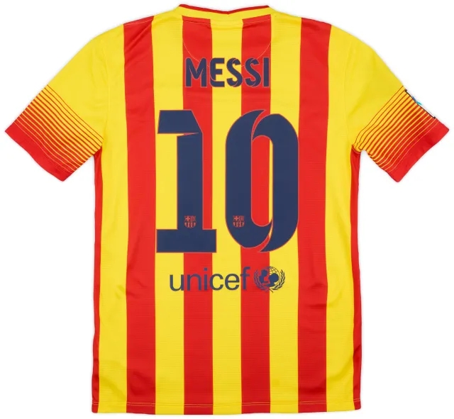 Nike 2013-15 Barcelona Away Shirt Messi #10 - 7/10 - (S)