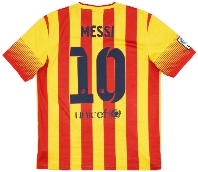 Nike 2013-15 Barcelona Away Shirt - 9/10 - (S.Boys)