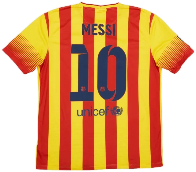 Nike 2013-15 Barcelona Away Shirt Messi #10 - 8/10 - (L)