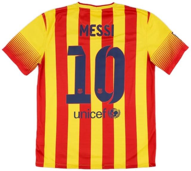 Nike 2013-15 Barcelona Away Shirt Messi #10 - 8/10 - (M)