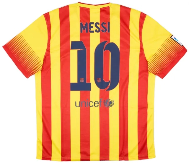Nike 2013-15 Barcelona Away Shirt Messi #10 (XL)