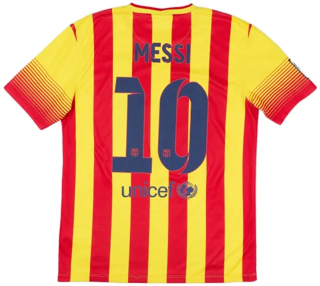 Nike 2013-15 Barcelona Away Shirt Messi #10 - 9/10 - (XL)