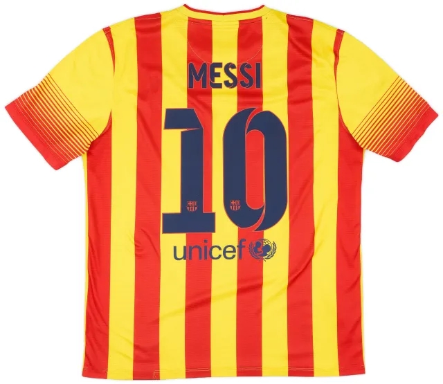 Nike 2013-15 Barcelona Away Shirt Messi #10 - 8/10 - (L)