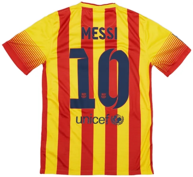 Nike 2013-15 Barcelona Away Shirt Messi #10 - 8/10 - (S)