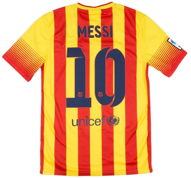 Nike 2013-15 Barcelona Away Shirt Messi #10 - 8/10 - (S)