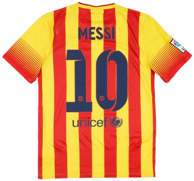 Nike 2013-15 Barcelona Away Shirt Messi #10 - 7/10 - (S)