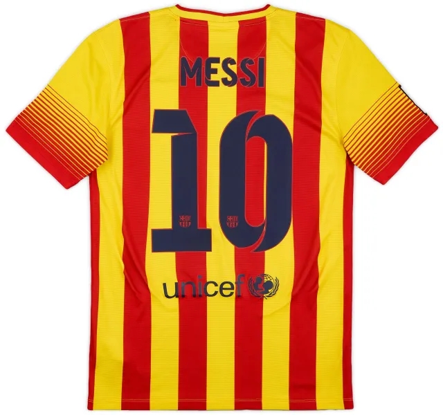 Nike 2013-15 Barcelona Away Shirt Messi #10 - 8/10 - (S)