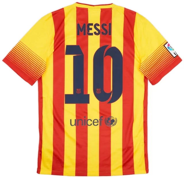 Nike 2013-15 Barcelona Away Shirt Messi #10 (S)