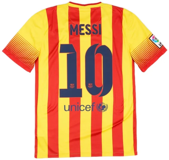Nike 2013-15 Barcelona Away Shirt Messi #10 - 7/10 - (S)