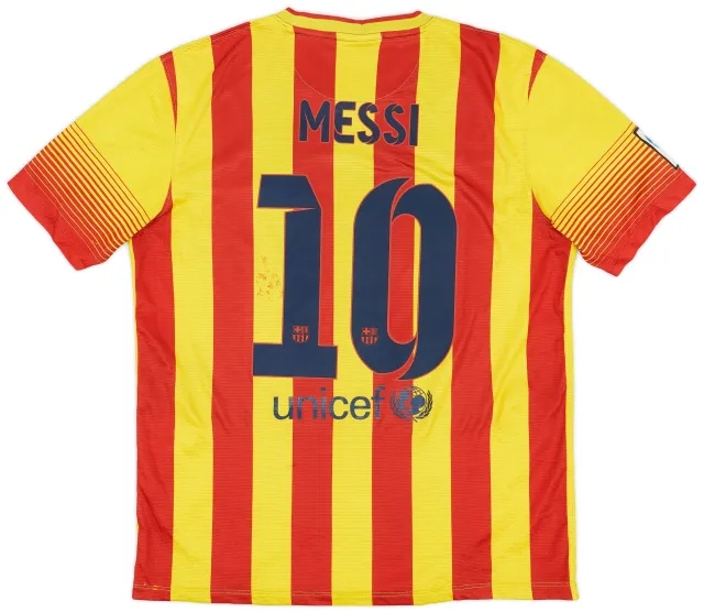 Nike 2013-15 Barcelona Away Shirt Messi #10 - 6/10 - (L)