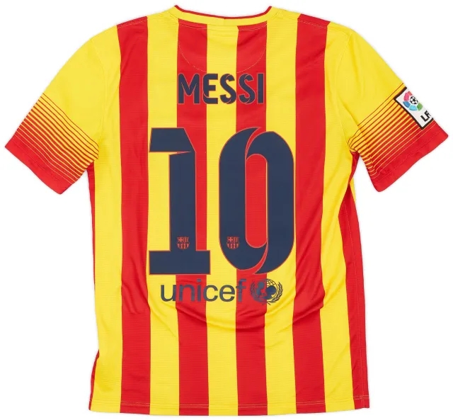 Nike 2013-15 Barcelona Away Shirt Messi #10 - 8/10 - (S)