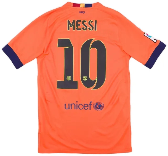 Nike 2014-15 Barcelona Away Shirt Messi #10 - 8/10 - (S)