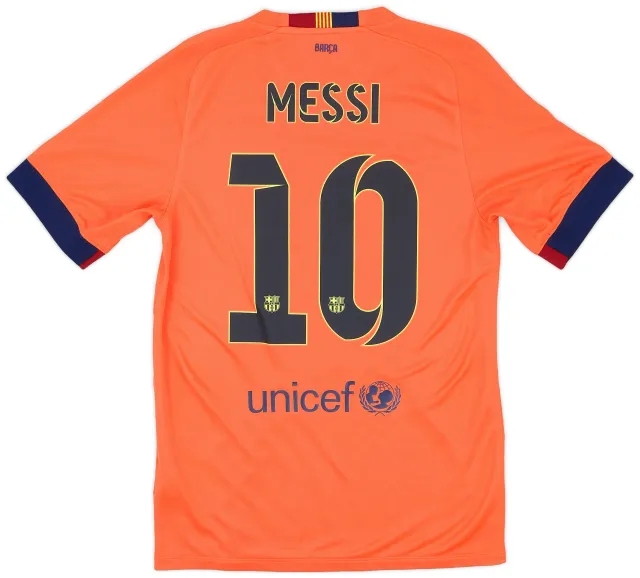 Nike 2014-15 Barcelona Away Shirt Messi #10 - 9/10 - (S)