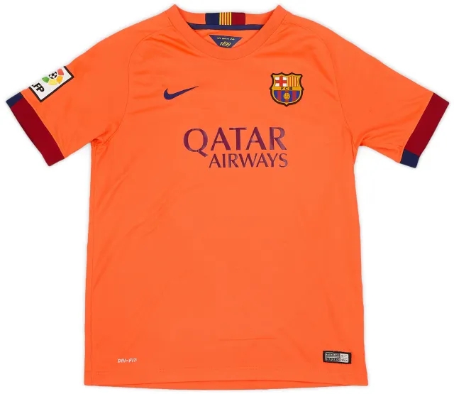 Nike 2014-15 Barcelona Away Shirt - 7/10 - (XL.Boys)