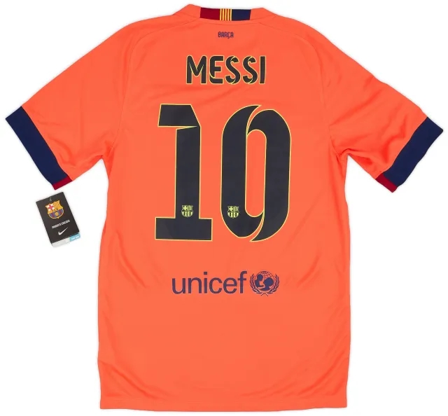 Nike 2014-15 Barcelona Away Shirt Messi #10 (S)