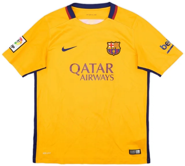 Nike 2015-16 Barcelona Away Shirt - 8/10 - (XL.Boys)