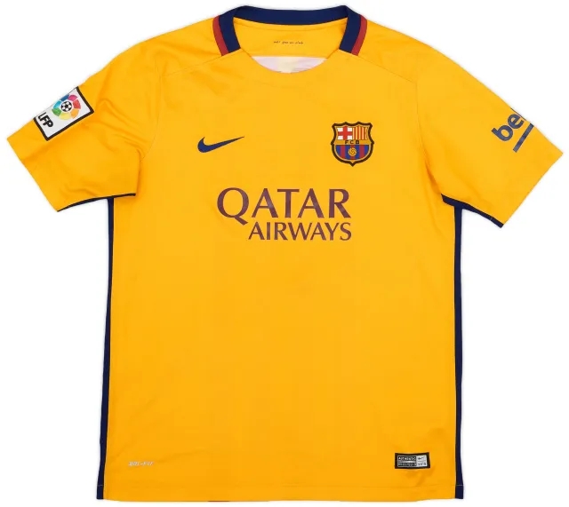 Nike 2015-16 Barcelona Away Shirt - 8/10 - (XL.Boys)