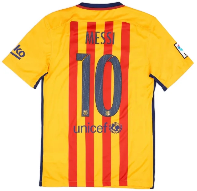 Nike 2015-16 Barcelona Away Shirt Messi #10 (S)