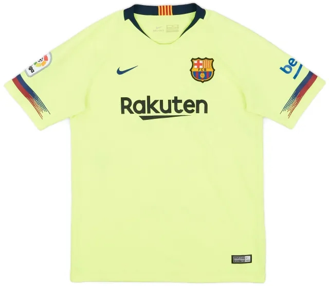 Nike 2018-19 Barcelona Away Shirt - 8/10 - (XL.Boys)