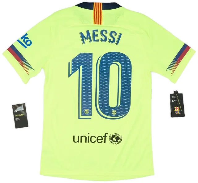 Nike 2018-19 Barcelona Authentic Away Shirt Messi #10 (S)