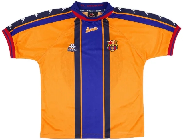 Kappa 1997-98 Barcelona Away Shirt - 8/10 - (S)